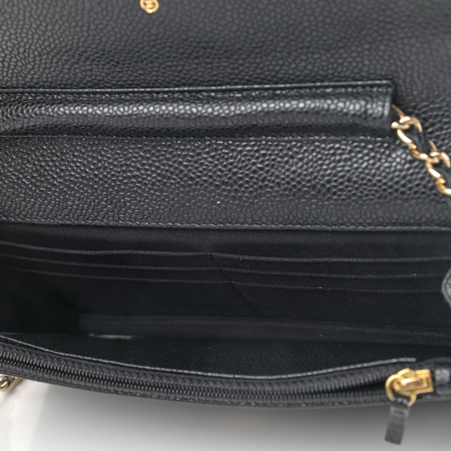 Chanel Caviar Quilted Wallet On Chain WOC Black 4 of 4