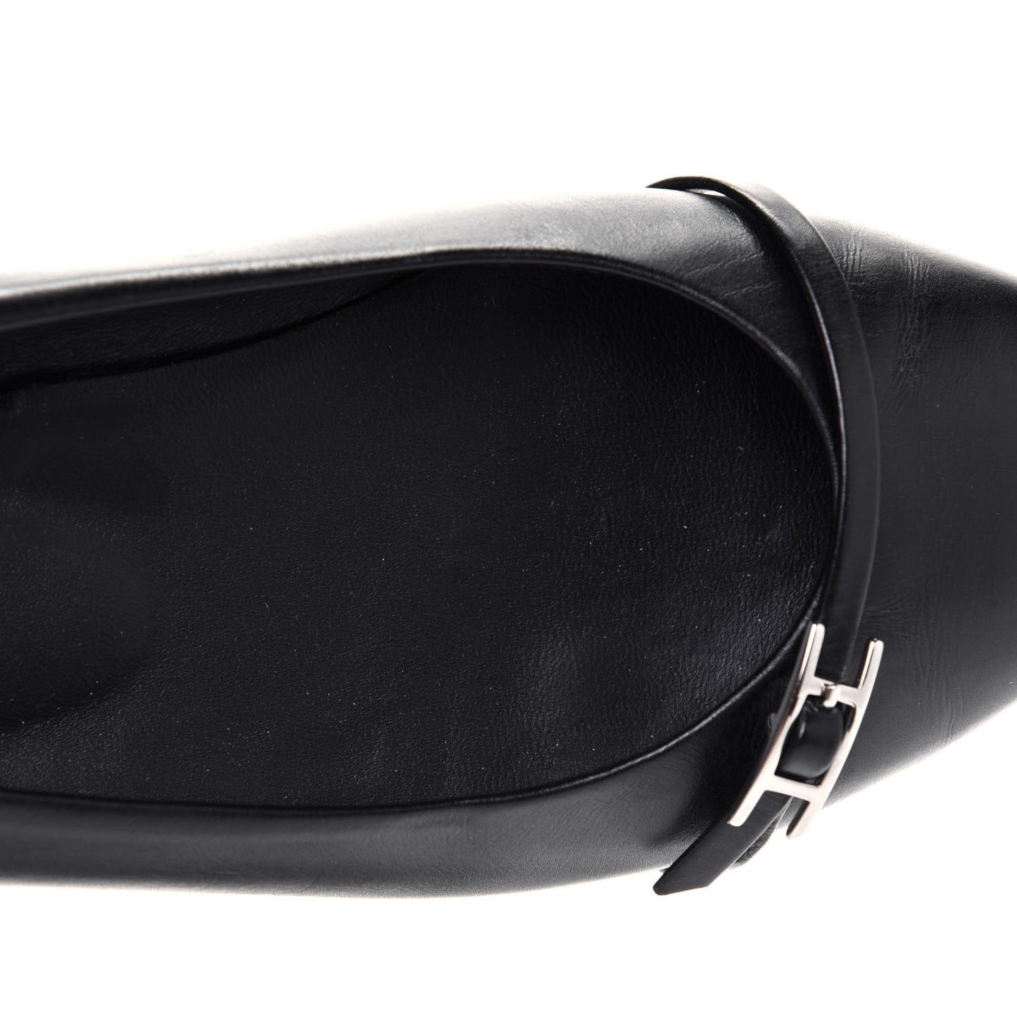 Calfskin Laura Ballerina Flats 36.5 Black