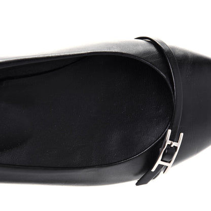 Hermes Calfskin Laura Ballerina Flats 36.5 Black 9 of 9