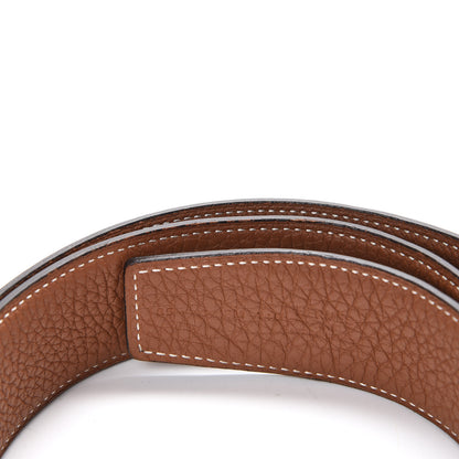 Hermes Swift Togo 42mm Constance Belt 85 Black Gold 9 of 10