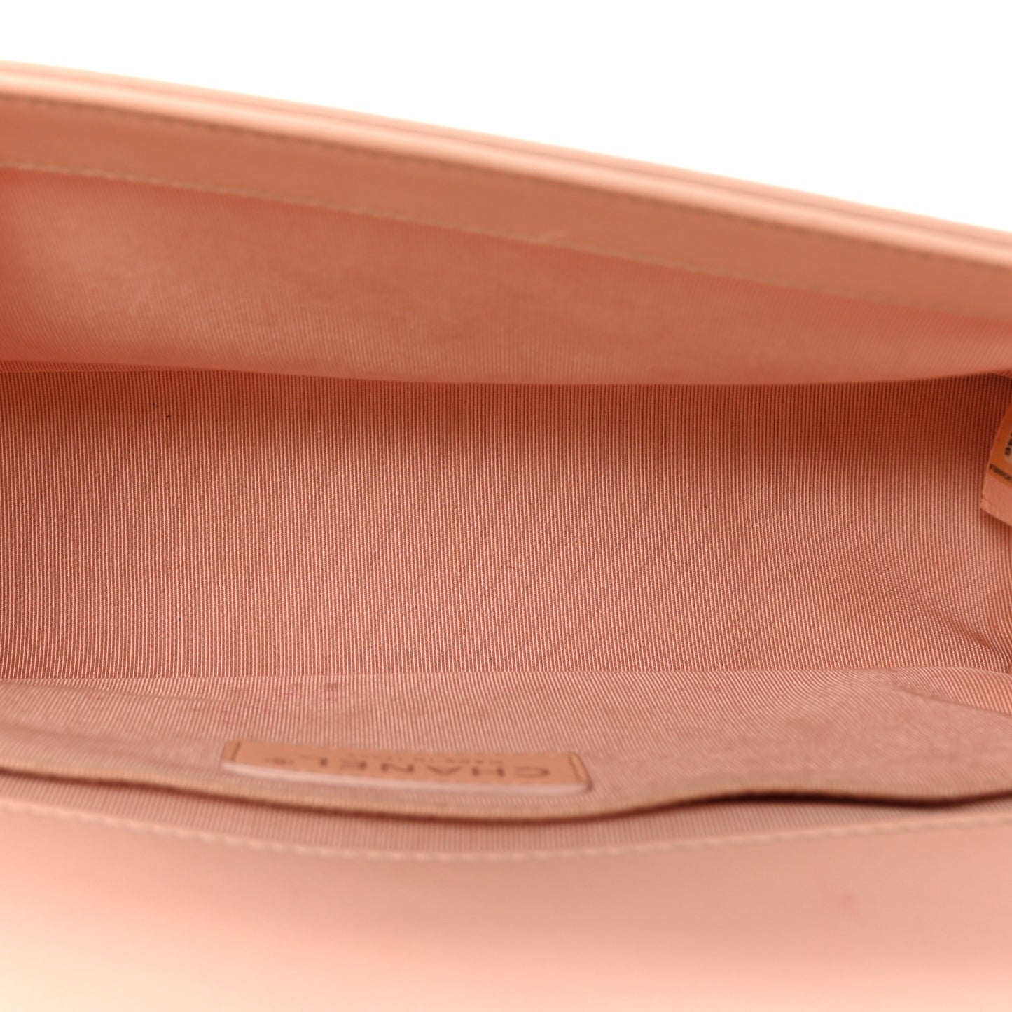 Lambskin Quilted Medium Boy Flap Light Pink