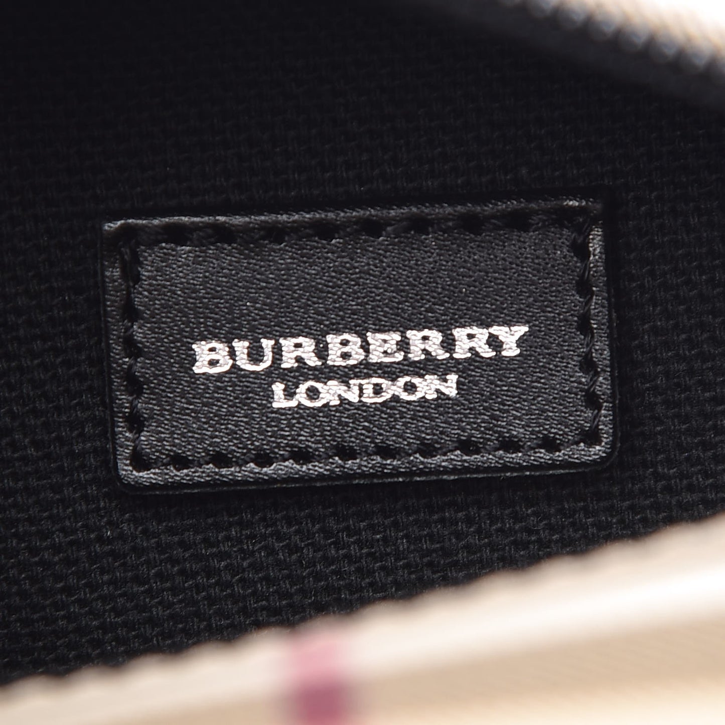 House Check Small Shoulder Bag Black