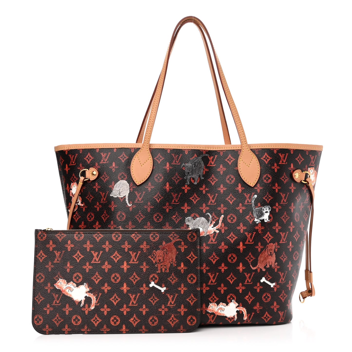 Catogram Neverfull MM Marron