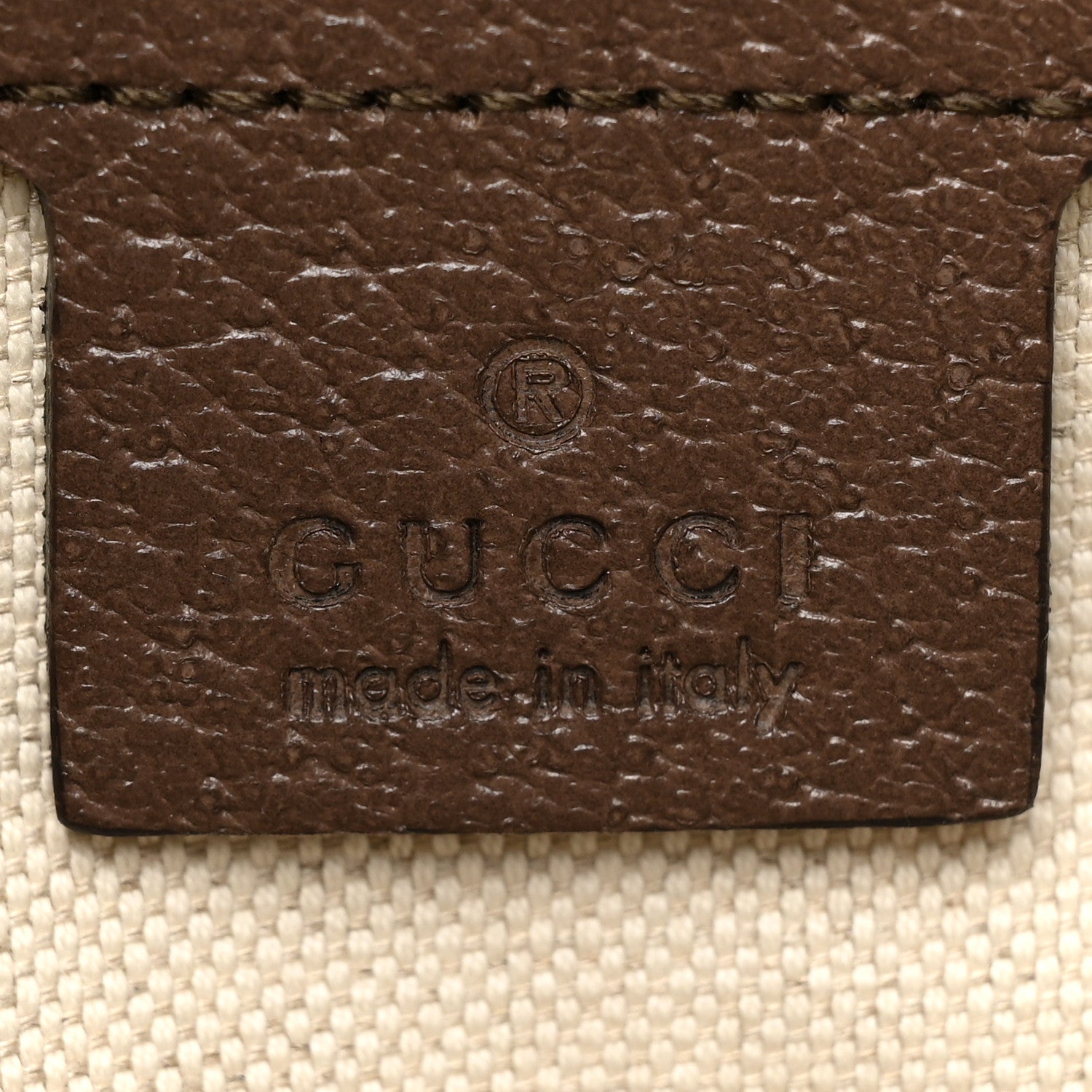 Gucci GG Supreme Monogram Textured Dollar Calfskin Web Small Ophidia Half Moon Hobo Beige Ebony New Acero 6 of 8