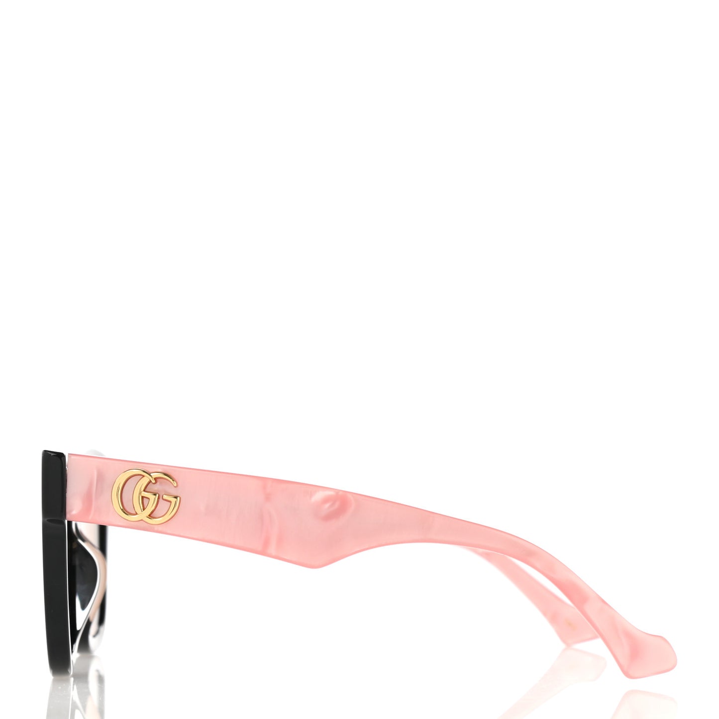 Rectangle 52mm Frame Sunglasses GG0998/S Black Pink