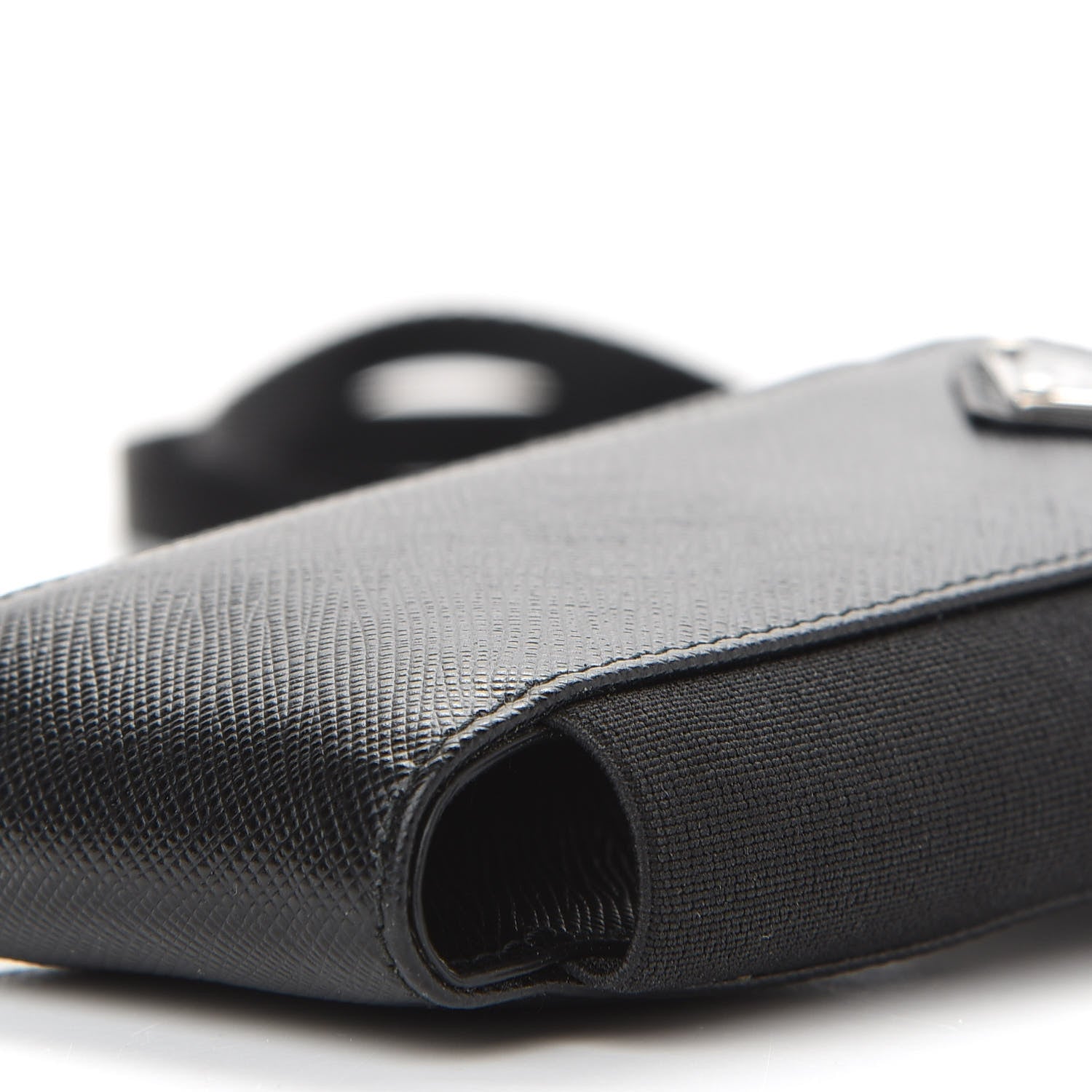 Prada Saffiano Phone Case Pouch Black 8 of 8