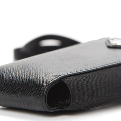 Prada Saffiano Phone Case Pouch Black 8 of 8