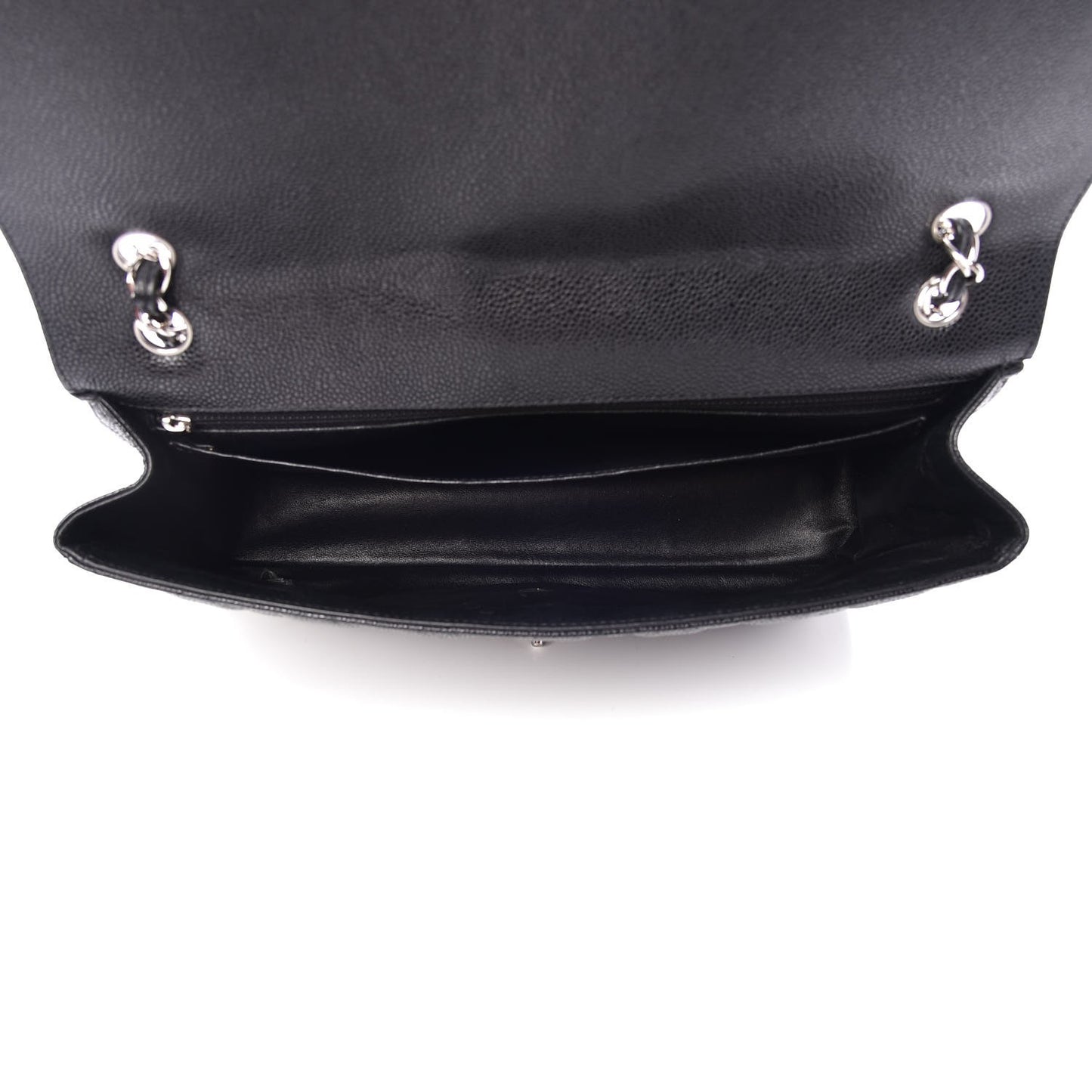 Caviar Quilted Maxi Single Flap Black