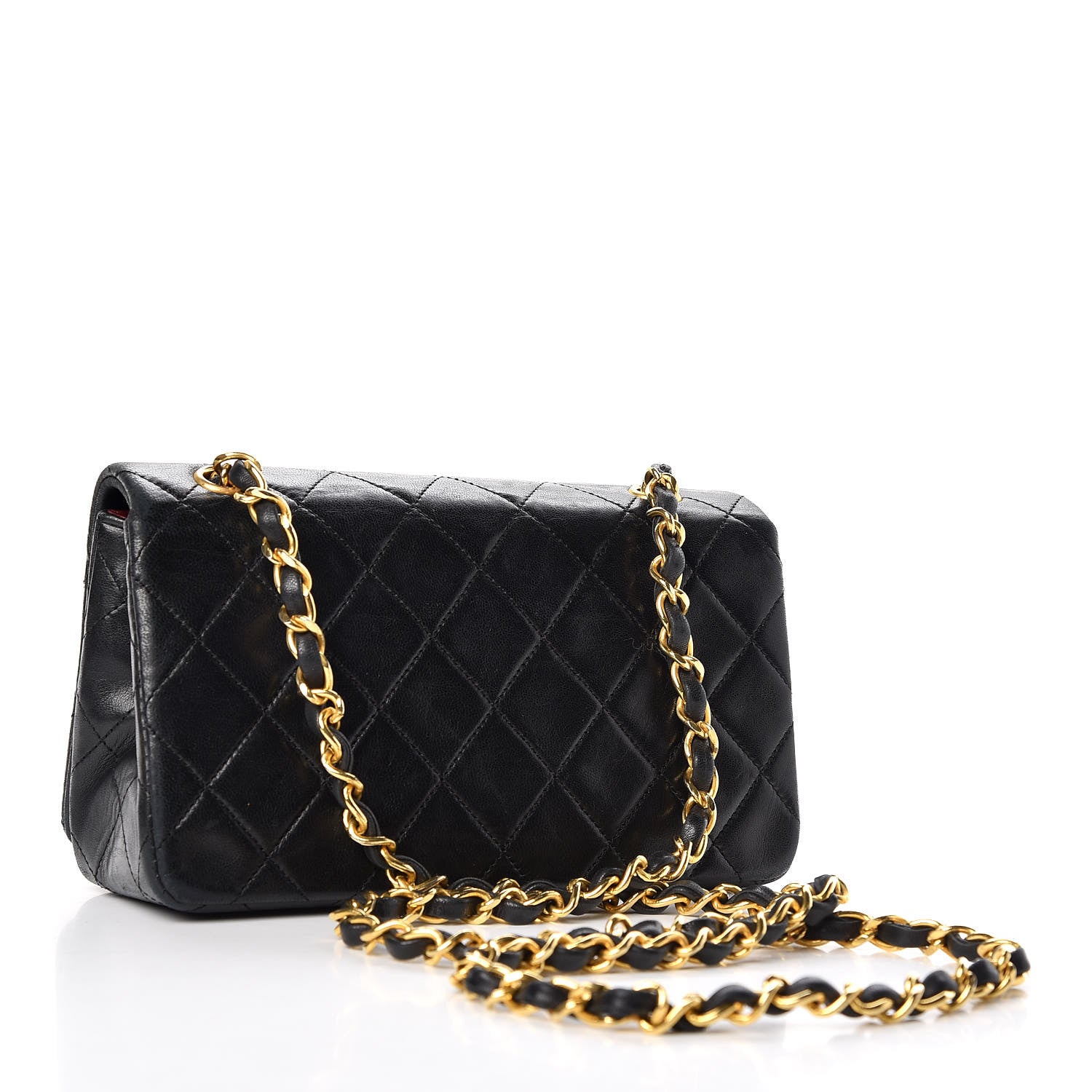 Chanel Lambskin Quilted Mini Flap Black 3 of 17