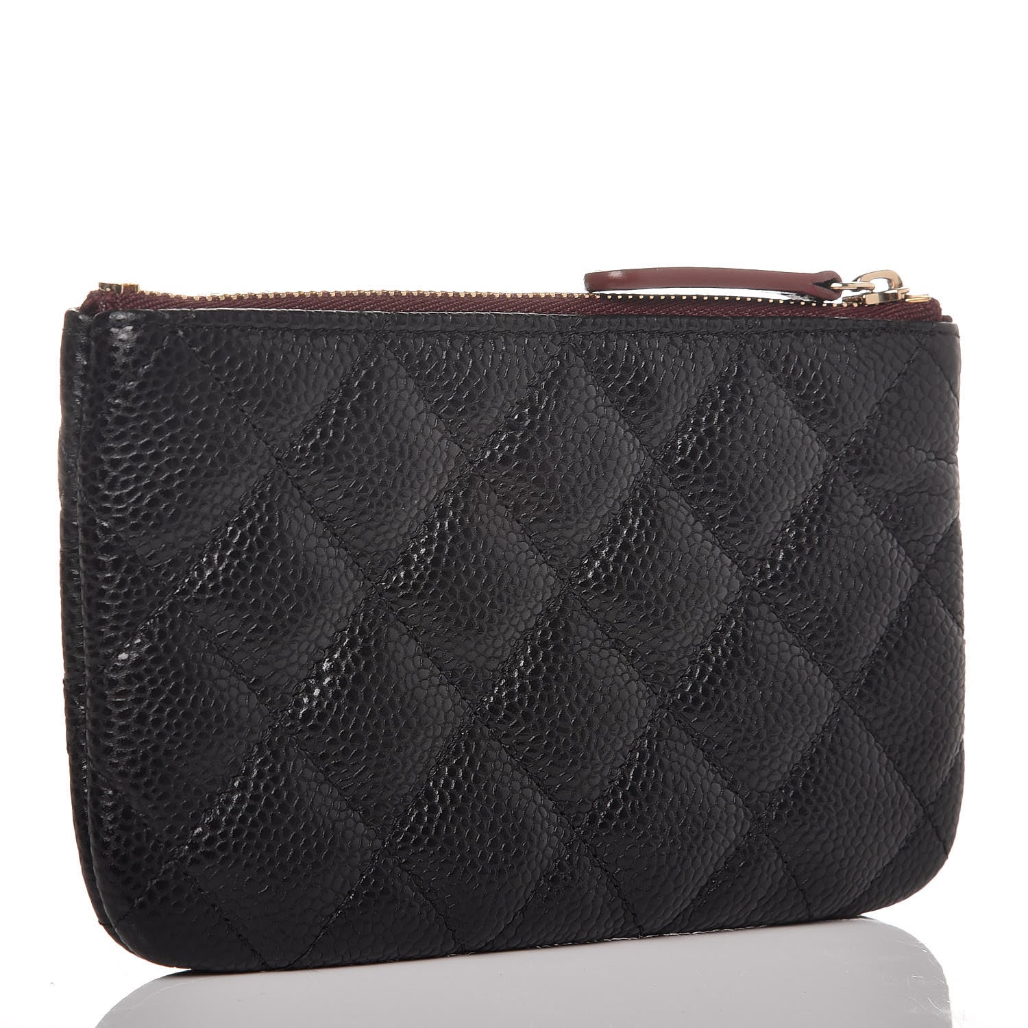 Chanel Caviar Quilted Small Cosmetic Case Black 3 of 10