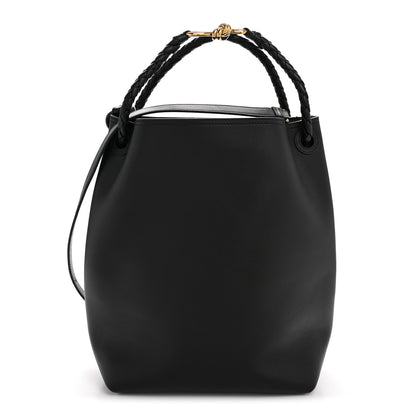 Bottega Veneta Silky Calfskin Small Andiamo Bucket Bag Black 1 of 12