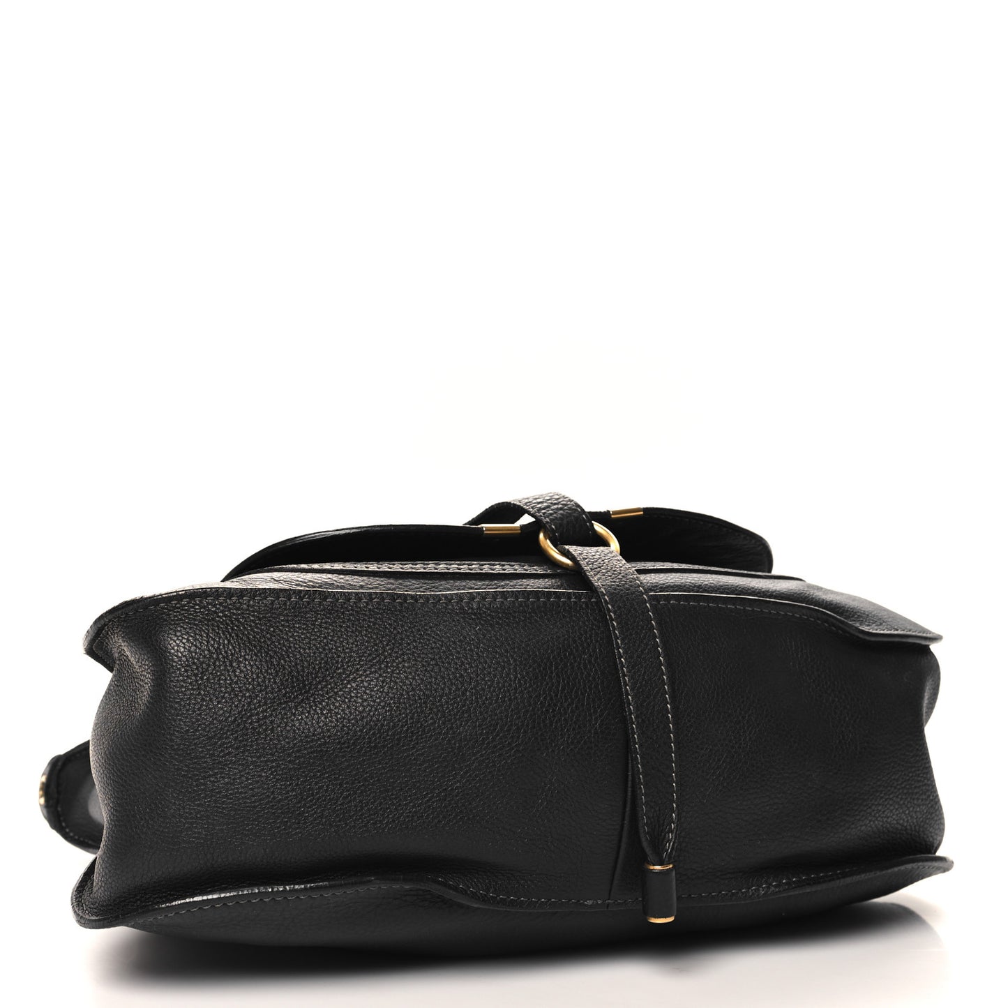 Calfskin Medium Marcie Satchel Black