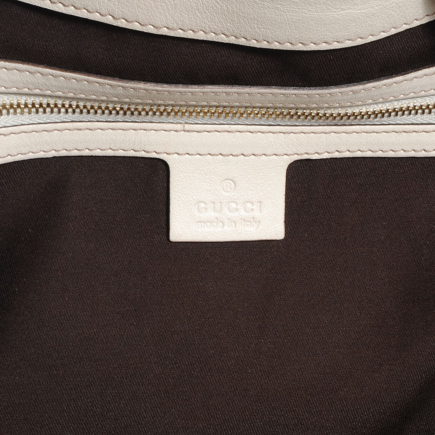 Monogram Large Positano Tote Ivory