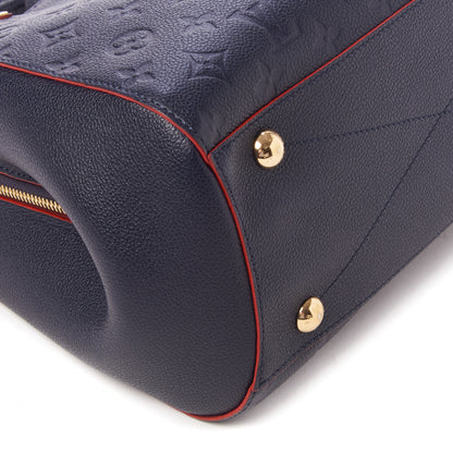 Louis Vuitton Empreinte Montaigne MM Marine Rouge 6 of 8