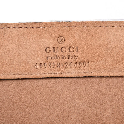Gucci Calfskin Embossed Medium XL Tote Red 6 of 6