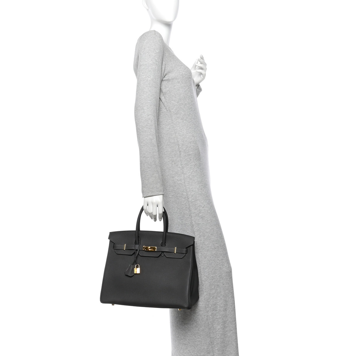 Hermes Togo BIRKIN 35 Graphite 2 of 11