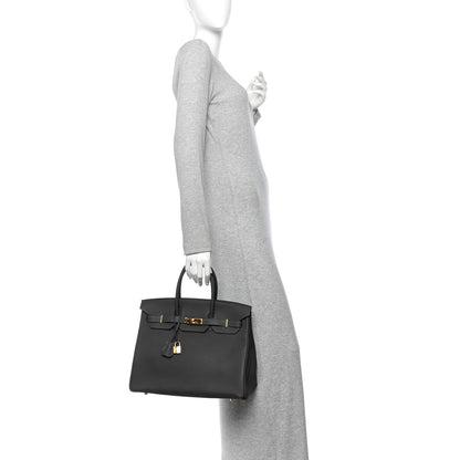 Hermes Togo BIRKIN 35 Graphite 2 of 11