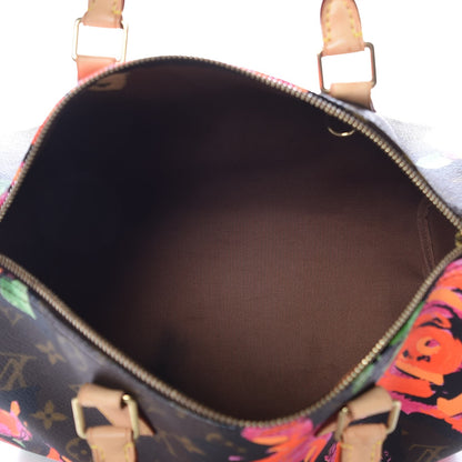 Louis Vuitton Monogram Roses Speedy 30 5 of 10