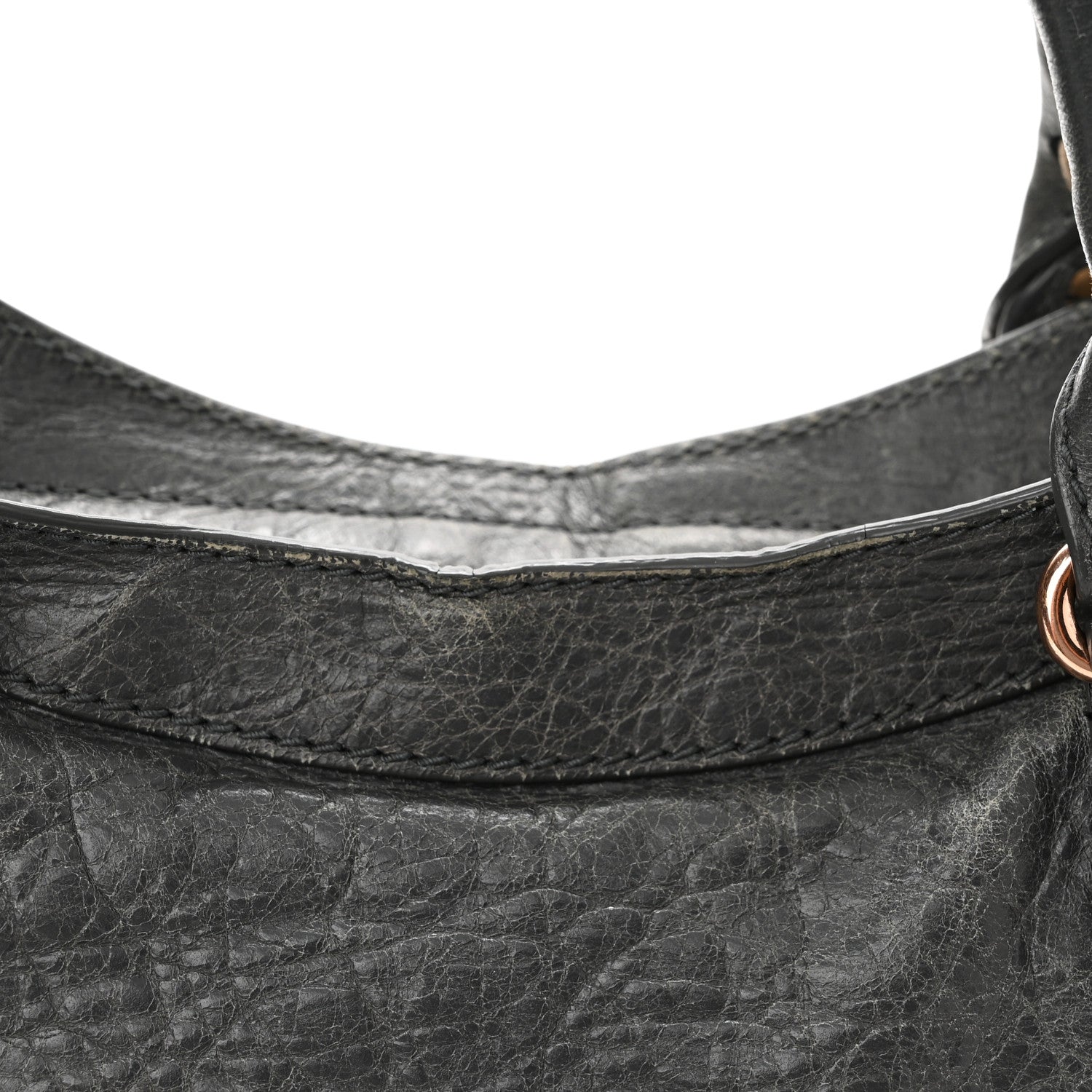 Balenciaga Agneau Giant 12 Rose Gold Hardware City Gris Tarmac Malachite 12 of 13