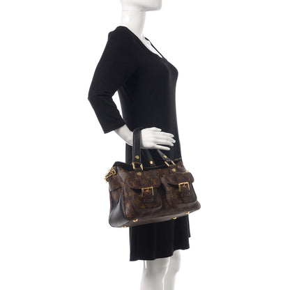Louis Vuitton Monogram Manhattan NM Black 2 of 13