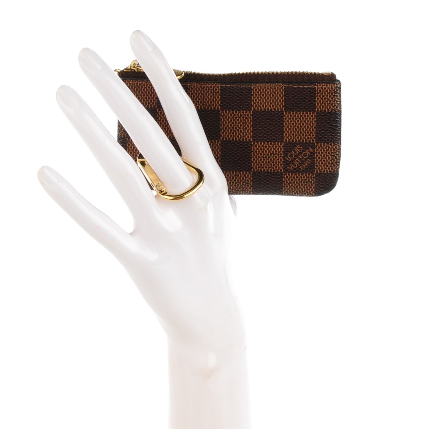 Louis Vuitton Damier Ebene Key Pouch 2 of 7