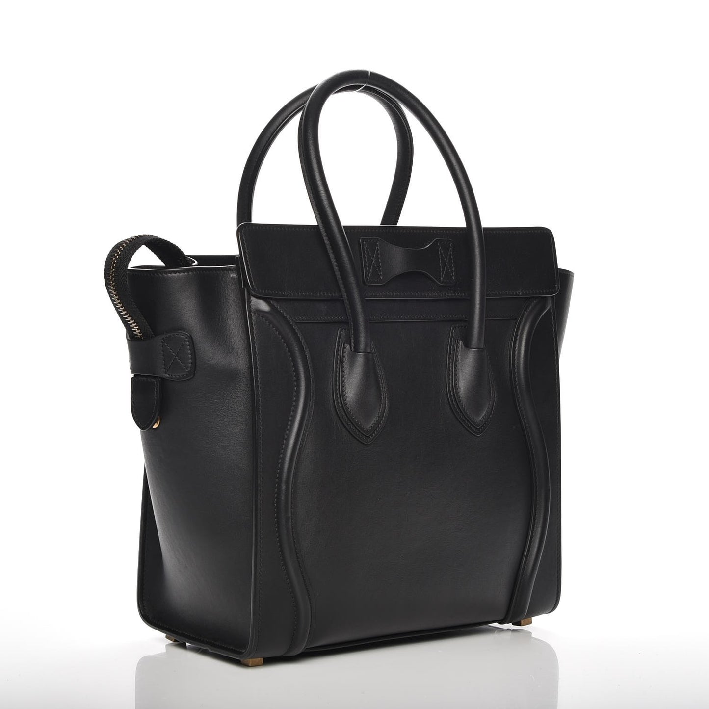 Smooth Calfskin Micro Luggage Black