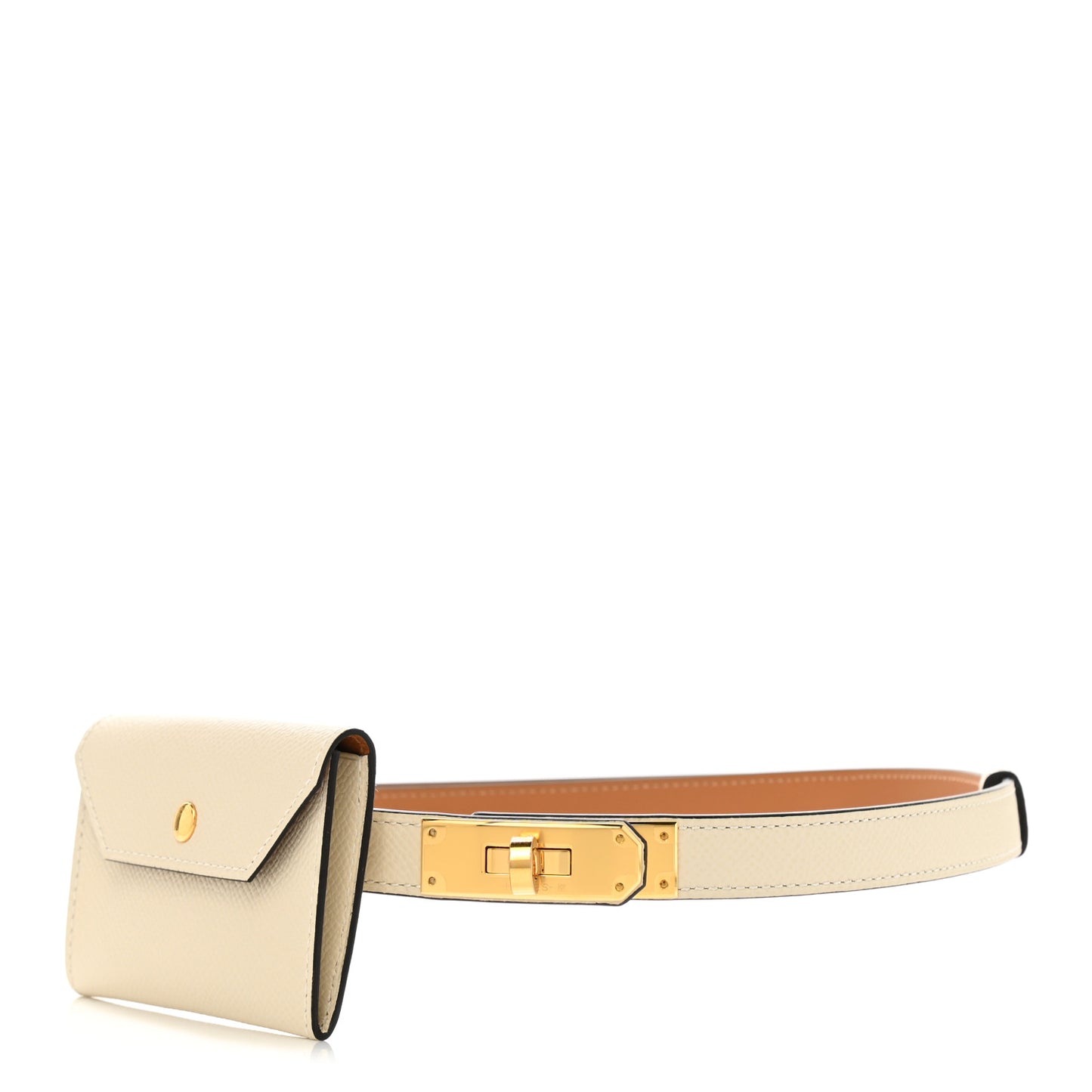 Epsom Kelly Pocket Belt Craie