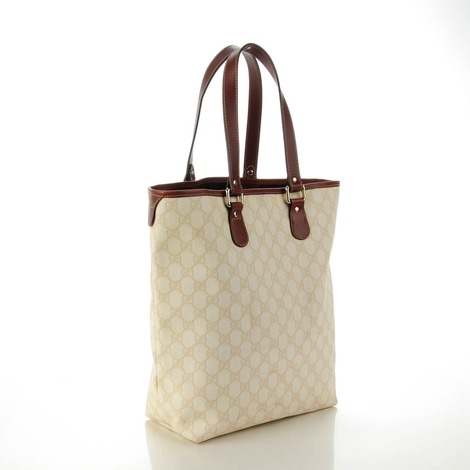 Gucci GG Supreme Monogram Medium Joy Vertical Tote Brown 3 of 7