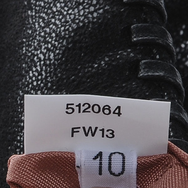 Faux Leather Falabella Black