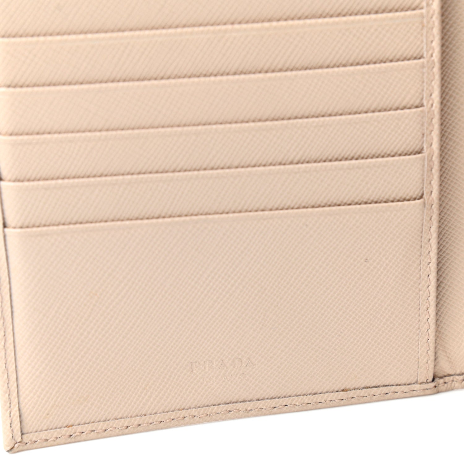 Prada Saffiano Metal Flap Wallet Orchidea 6 of 6