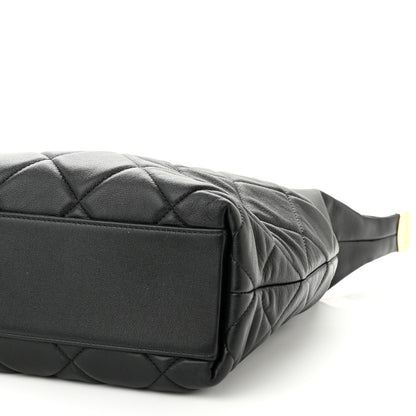Chanel Calfskin Quilted Close To Me Hobo Black 10 of 10