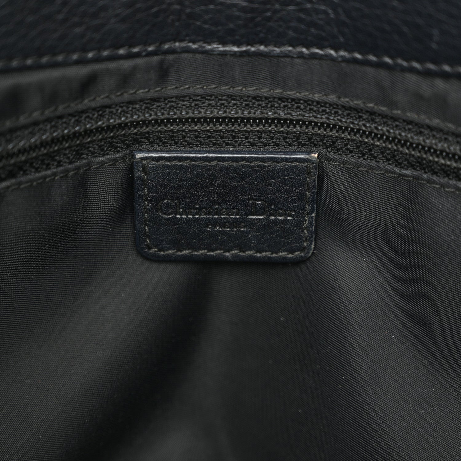 Christian Dior Monogram Pocket Satchel Black 6 of 17