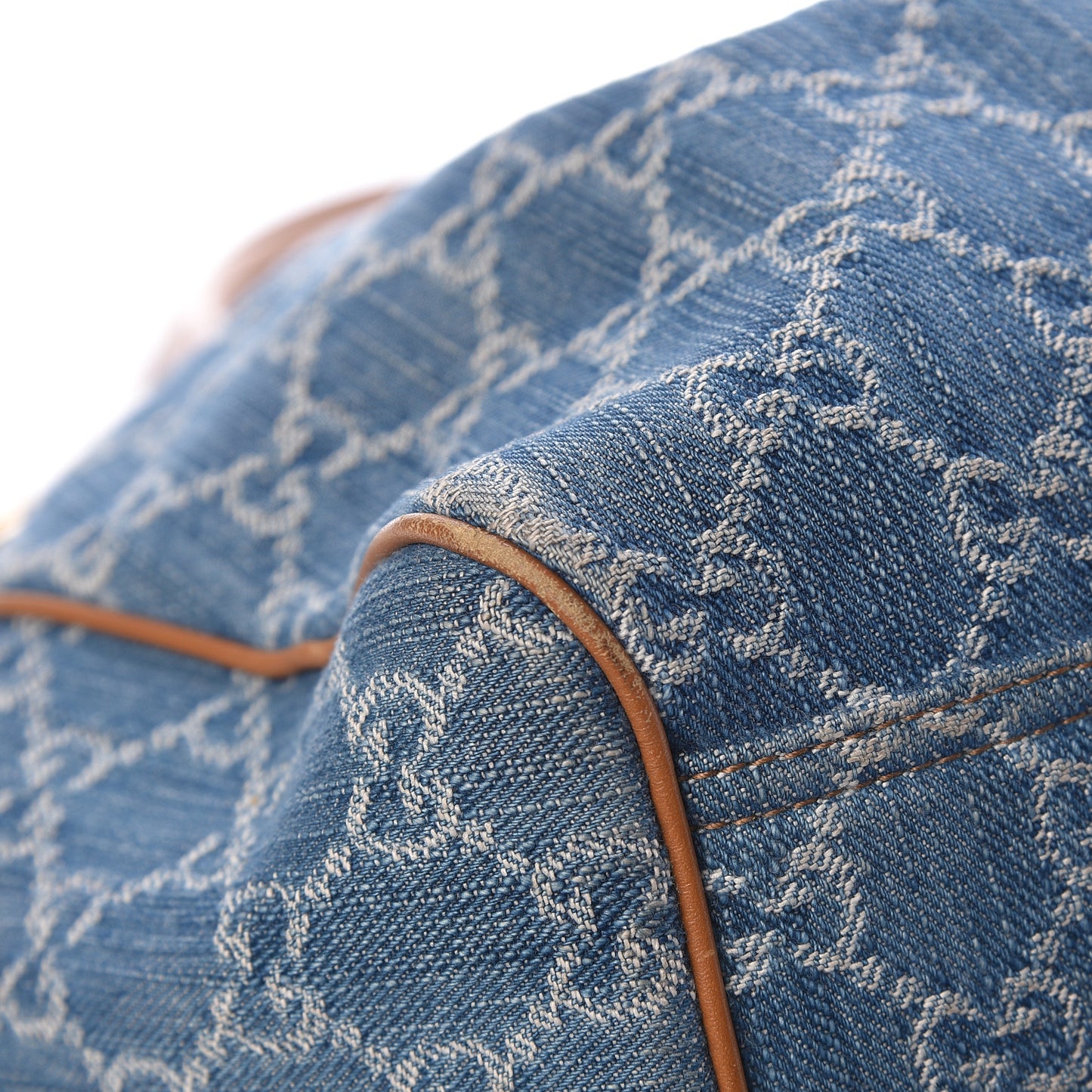 Denim Monogram Medium Sukey Tote Blue