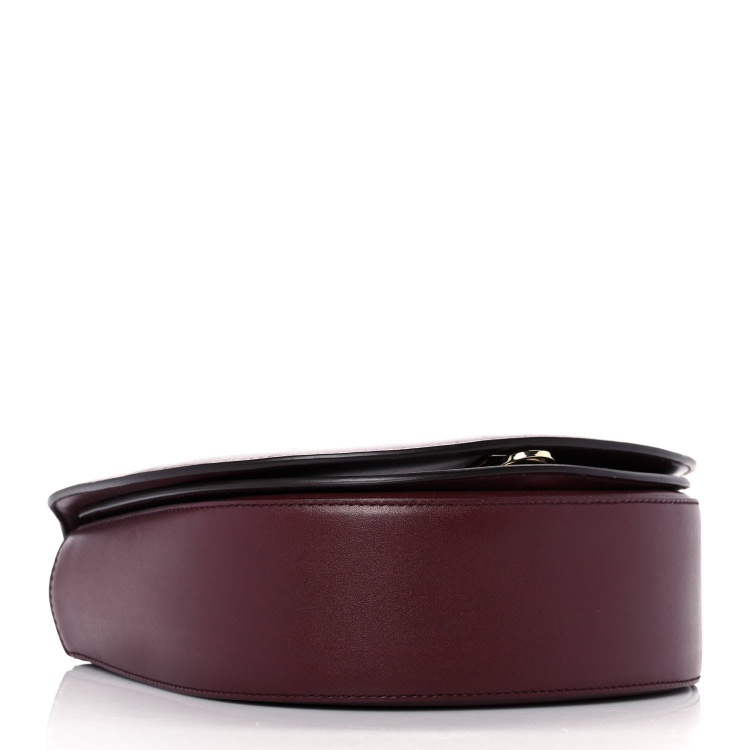 Salvatore Ferragamo Calfskin Small Vela Flap Bag Wine 3 of 7