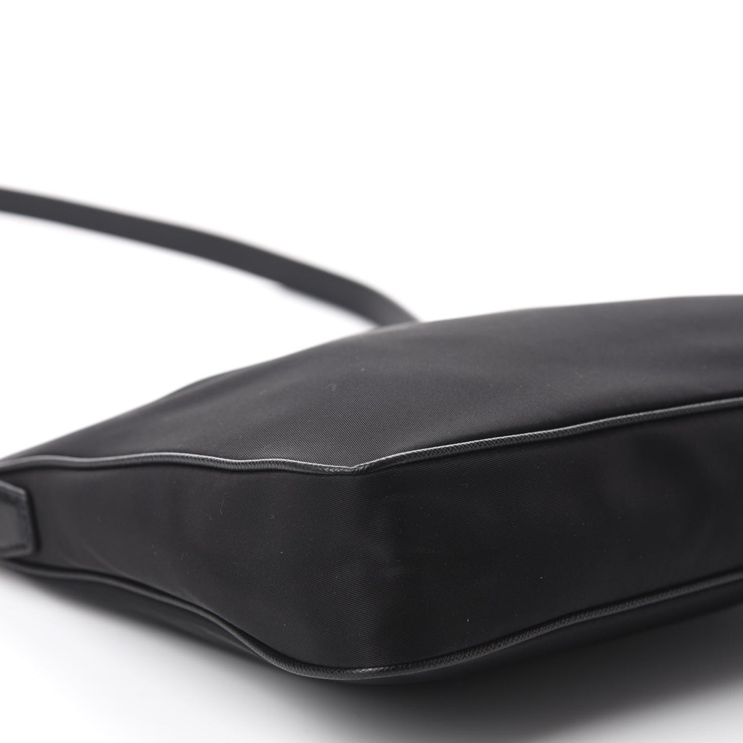 Tessuto Nylon Saffiano Crossbody Bag Black