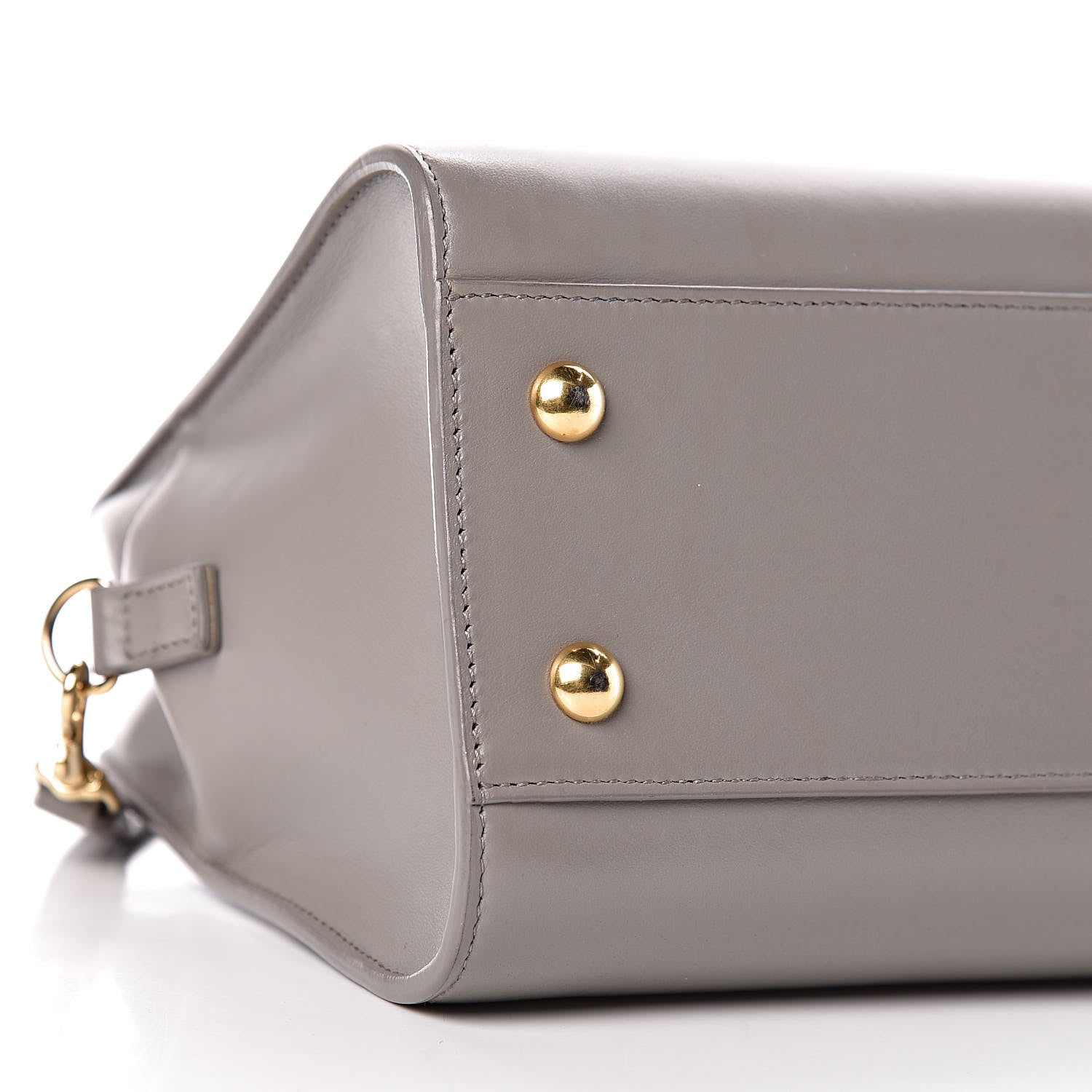 Saint Laurent Calfskin Monogram Baby Cabas Fog 11 of 12