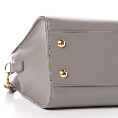 Saint Laurent Calfskin Monogram Baby Cabas Fog 11 of 12