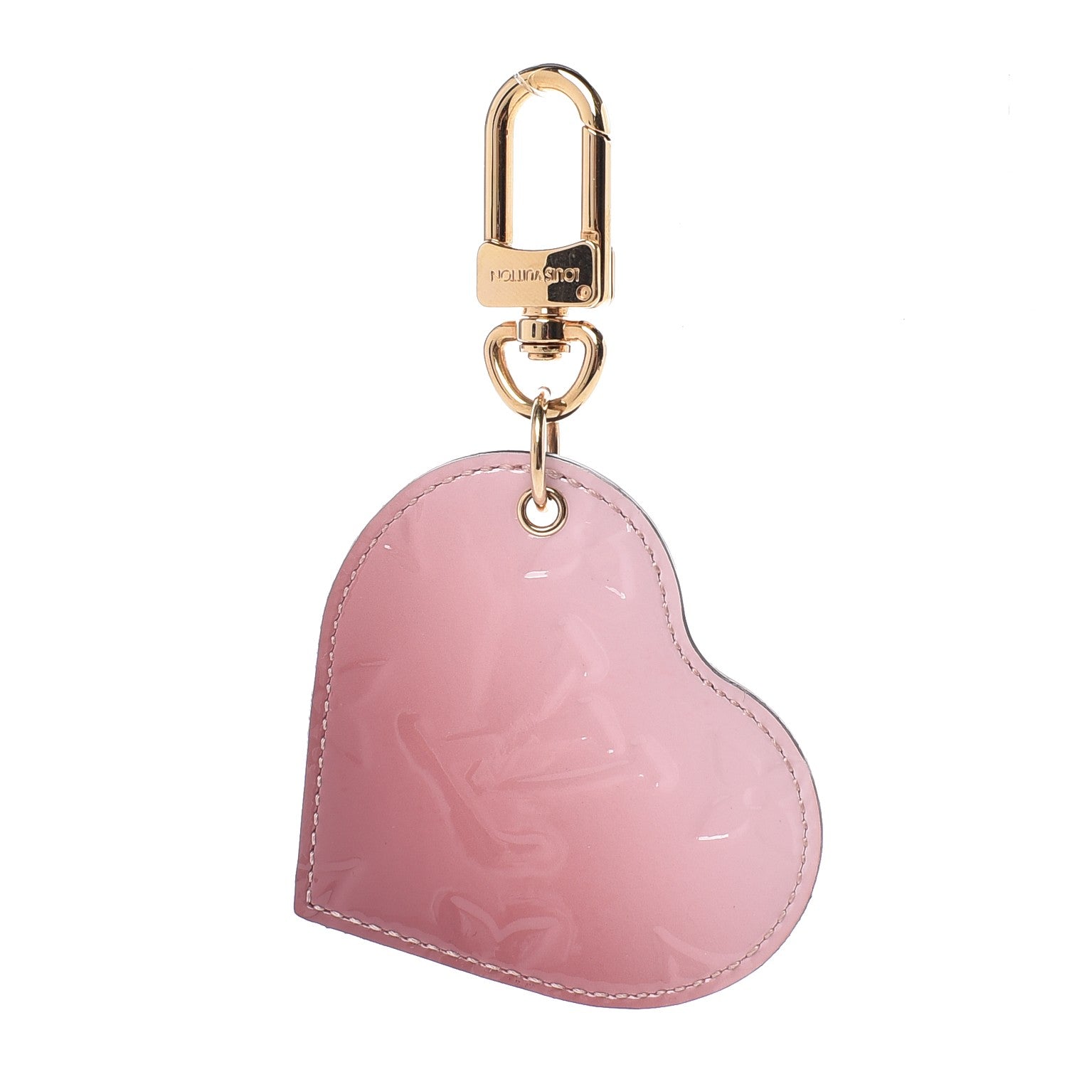 Louis Vuitton Vernis Degrade Heart Bag Charm Pink 1 of 4