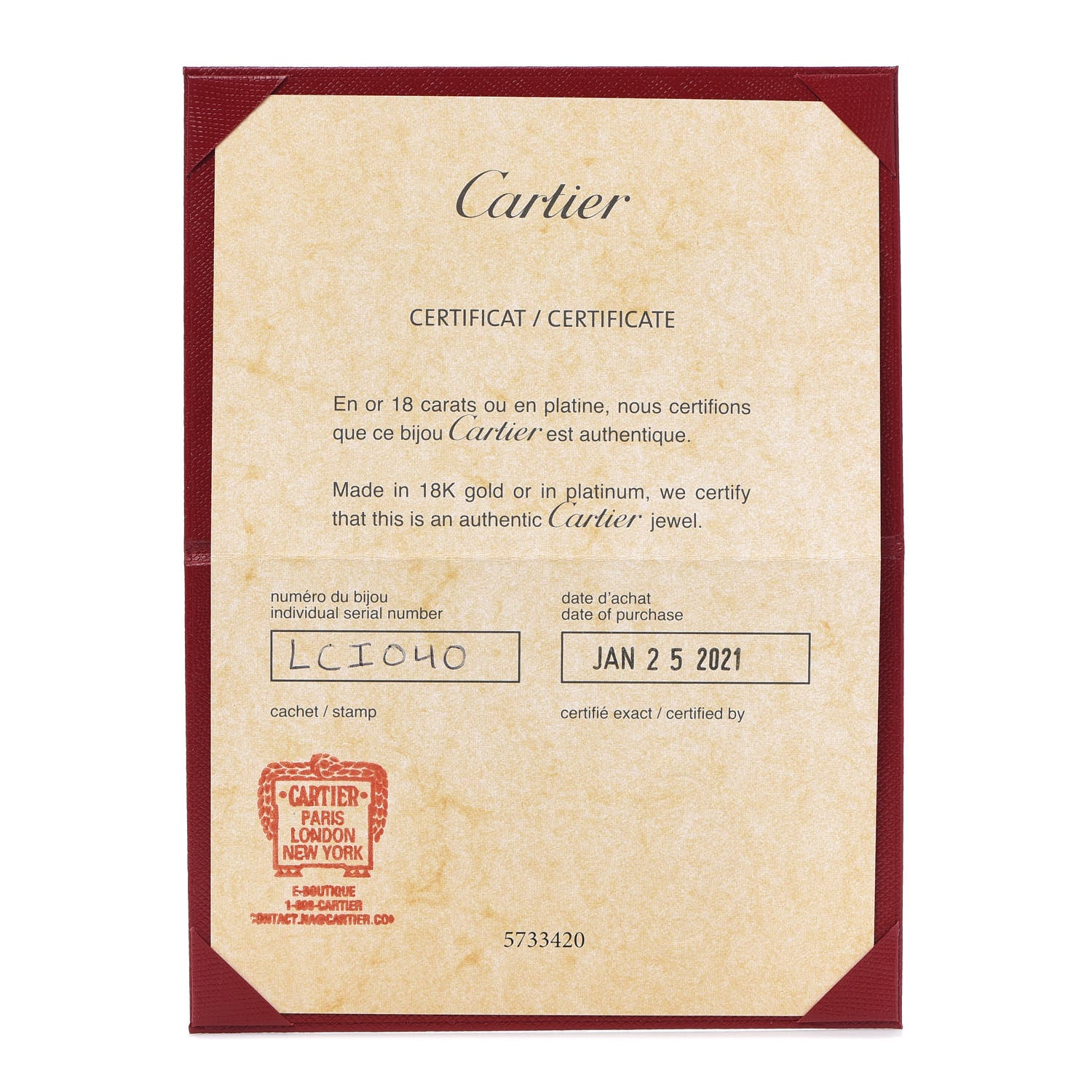 Cartier 18K Yellow Gold 5.5mm LOVE Ring 55 7.25 5 of 6