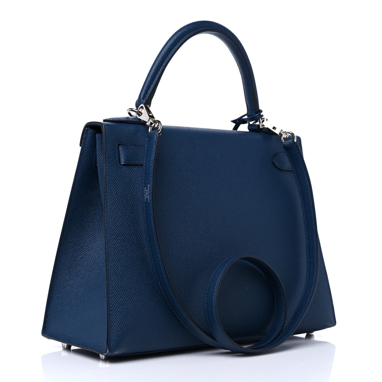 Hermes Epsom Kelly Sellier 28 Bleu De Malte 3 of 17