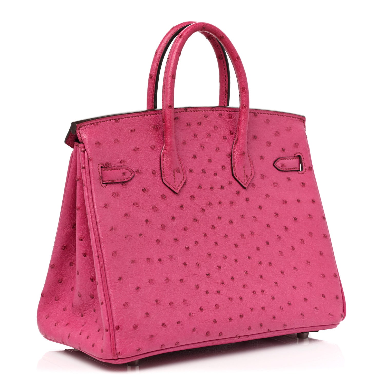 Hermes Ostrich Birkin 25 Fuchsia 2 of 6
