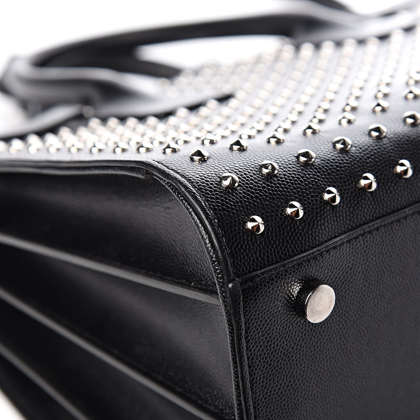 Grain De Poudre Studded Small Sac De Jour Black