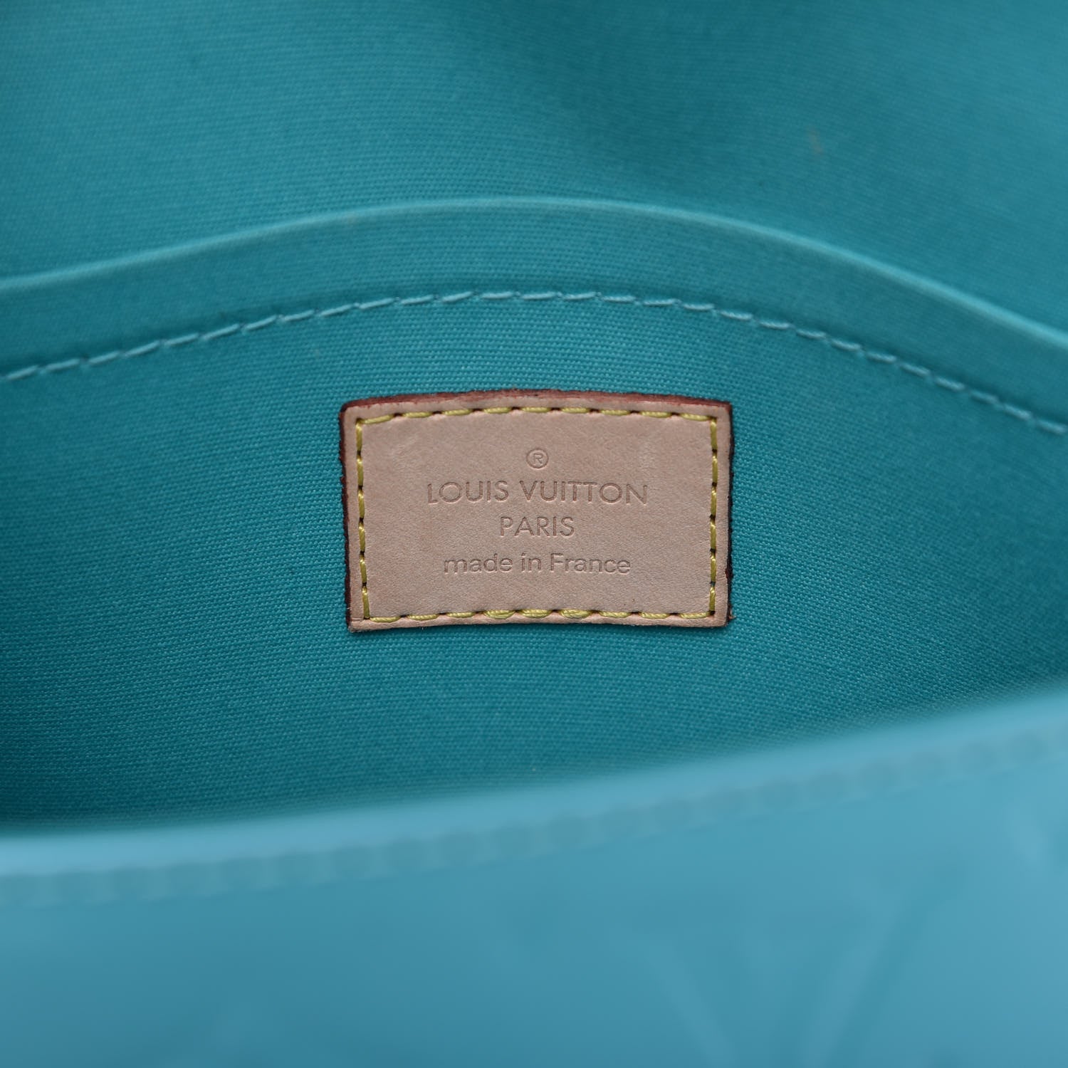 Louis Vuitton Vernis Bellflower PM Blue Lagon 8 of 9