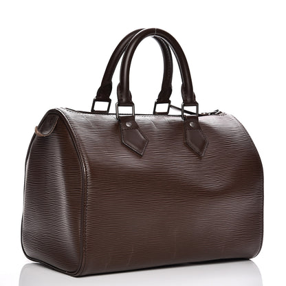 Louis Vuitton Epi Speedy 25 Moka 3 of 10