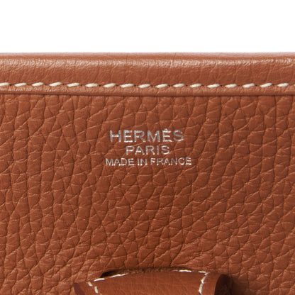 Hermes Taurillon Clemence Evelyne III PM Gold 8 of 9