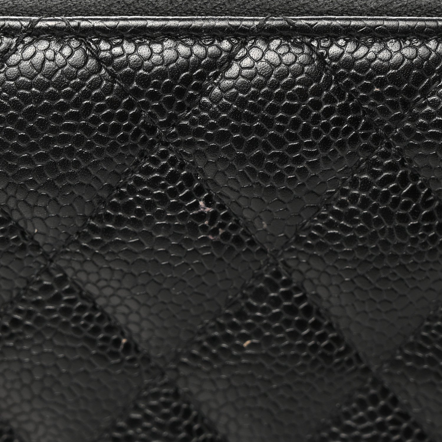 Chanel Caviar Quilted Large Gusset Zip Around Wallet Black 16 of 21