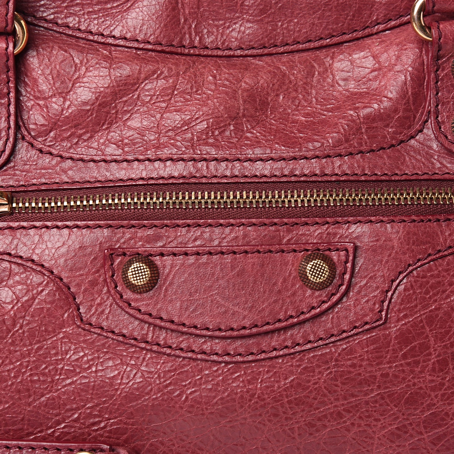 Agneau Giant 12 Rose Gold Hardware City Cassis