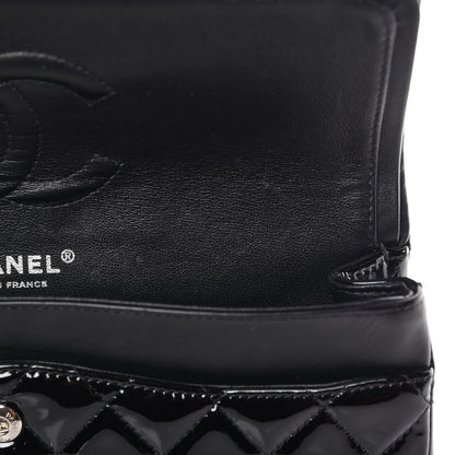 Chanel Patent Quilted Medium Double Flap Black 14 of 17