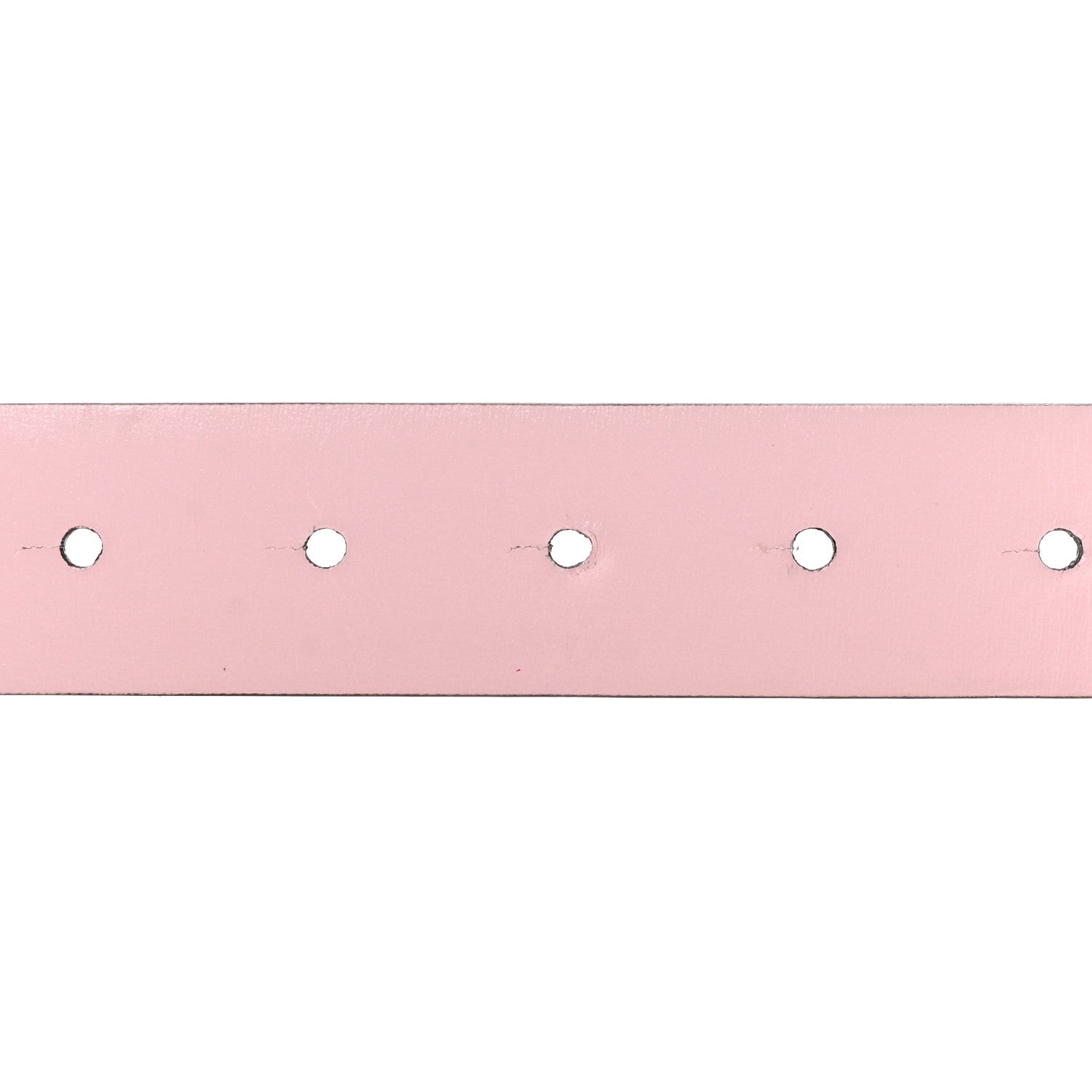 Valentino Garavani Glossy Calfskin VLogo Reversible Belt  80 32 Rubino Poudre Pink 4 of 5