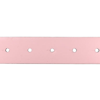 Valentino Garavani Glossy Calfskin VLogo Reversible Belt  80 32 Rubino Poudre Pink 4 of 5